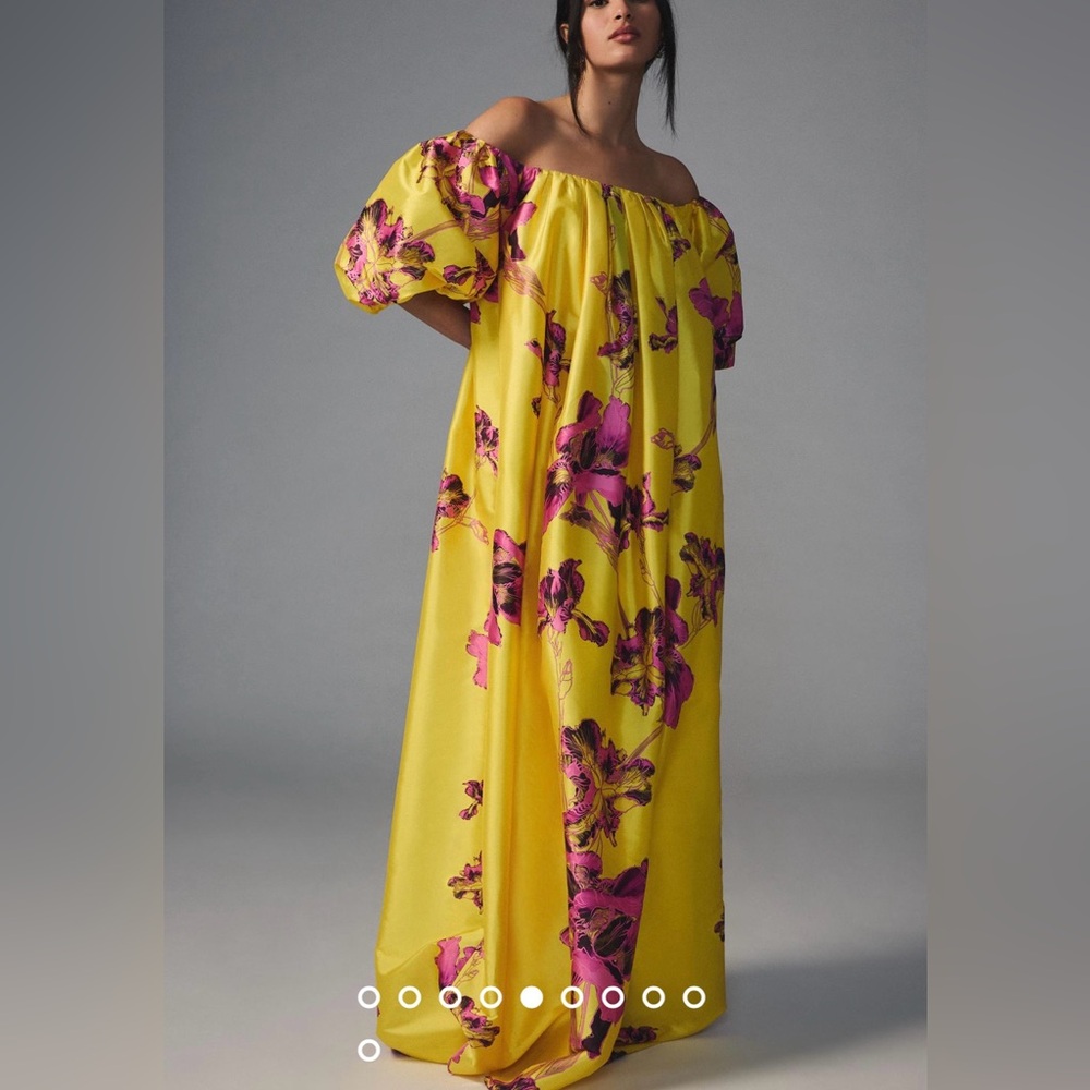 ATSU off the shoulder floral dress size S NWT